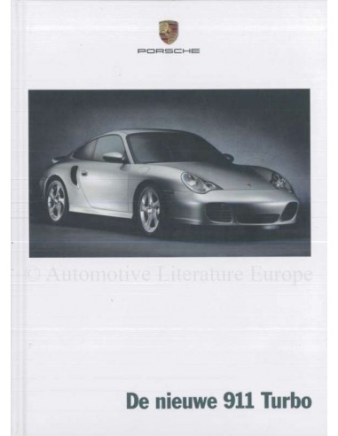 2000 PORSCHE 911 TURBO HARDCOVER PROSPEKT NIEDERLÄNDISCH