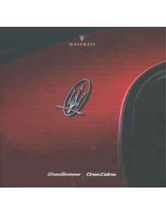 2018 MASERATI GRANTURISMO GRANCABRIO PROSPEKT ENGLISCH