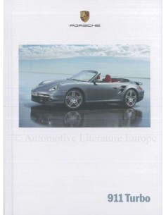 2009 PORSCHE 911 TURBO BROCHURE ENGLISH