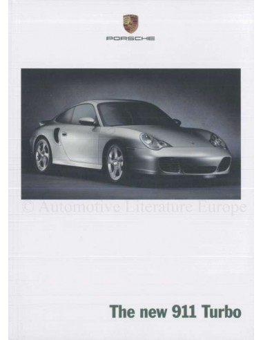 2000 PORSCHE 911 TURBO HARDCOVER BROCHURE ENGELS
