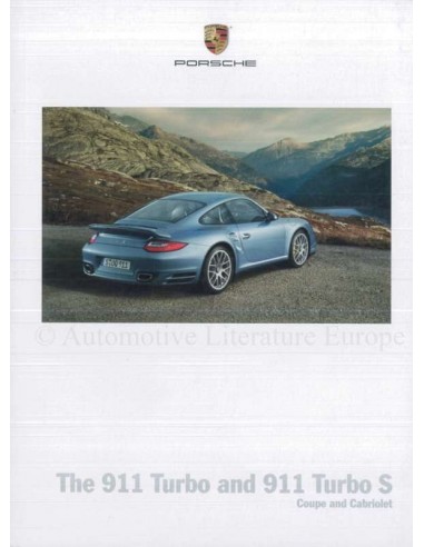 2011 PORSCHE 911 TURBO BROCHURE ENGLISH (US)