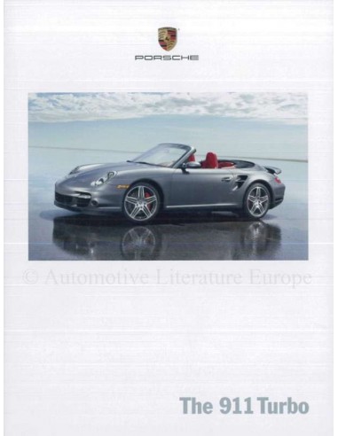 2008 PORSCHE 911 TURBO BROCHURE ENGELS (USA)