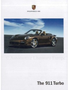 2007 PORSCHE 911 TURBO BROCHURE ENGELS (USA)