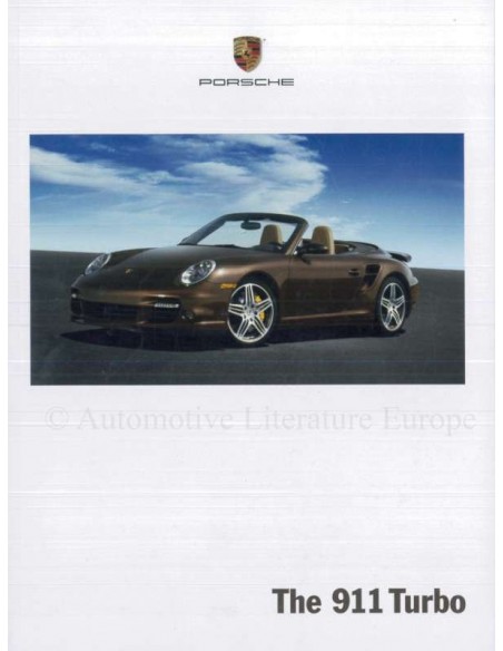 2007 PORSCHE 911 TURBO PROSPEKT ENGLISCH (USA)