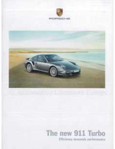 2009 PORSCHE 911 TURBO BROCHURE ENGLISH (US)