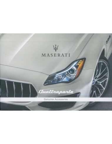 2017 MASERATI QUATTROPORTE VI GENUINE ACCESSORIES BROCHURE ENGELS