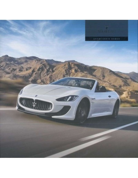 2015 MASERATI GRANCABRIO MC SPORT BROCHURE ENGLISH