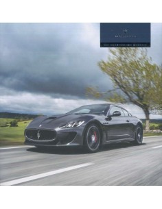 2015 MASERATI GRANTURISMO BROCHURE GERMAN