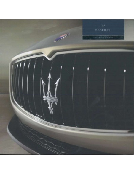 2014 MASERATI LA MASERATI RANGE BROCHURE ENGLISH