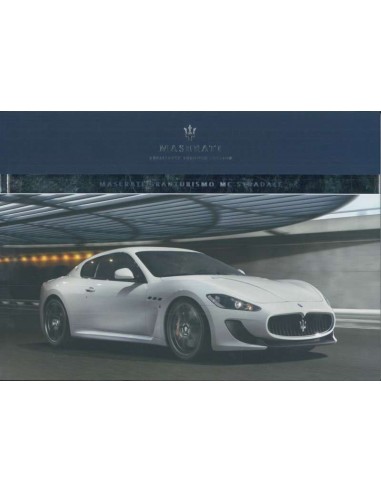 2012 MASERATI GRANTURISMO MC STRADALE BROCHURE ENGLISH