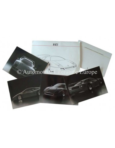 1987 FERRARI F40 PRESSEMAPPE DEUTSCH "LIMITIERT"