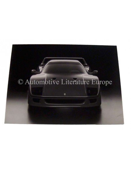 1987 FERRARI F40 PRESSEMAPPE DEUTSCH "LIMITIERT"