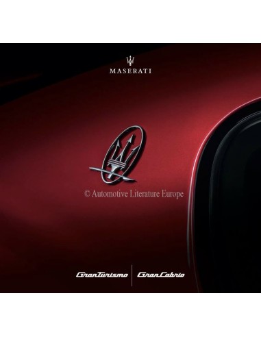 2018 MASERATI GRANTURISMO GRANCABRIO PROSPEKT ITALIENISCH