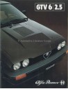 1981 ALFA ROMEO GTV6 2.5 BROCHURE NEDERLANDS