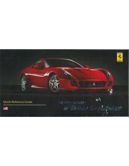 2006 FERRARI 599 GTB FIORANO VERKORTE INSTRUCTIEBOEKJE FRANS / ENGELS (CANADA EDITIE)