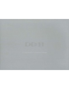 2017 ASTON MARTIN DB11 BROCHURE ENGLISH