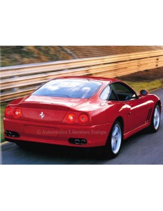 1996 FERRARI 550 MARANELLO PRESSE PROSPEKT 1102/96 2