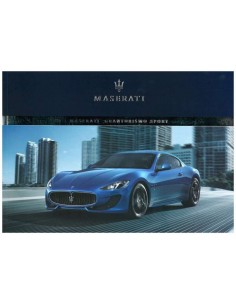 2015 MASERATI GRANTURISMO SPORT INSTRUCTIEBOEKJE DUITS