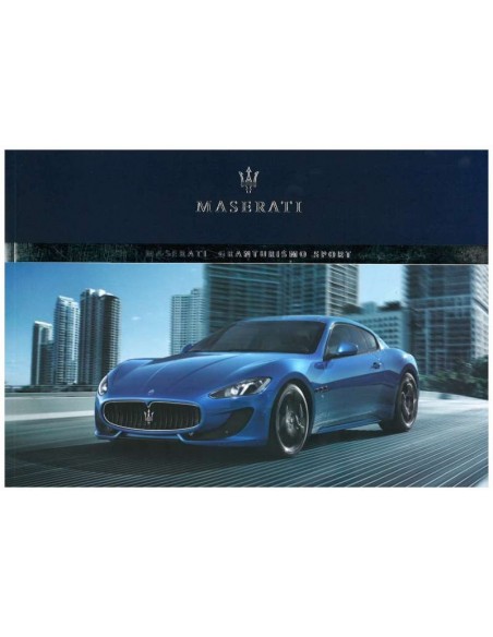 2015 MASERATI GRANTURISMO SPORT INSTRUCTIEBOEKJE DUITS