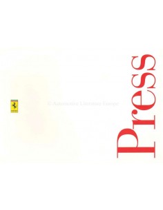1996 FERRARI PROGRAMM PRESSEMAPPE ENGLISCH & ITALIENISCH 1122/96