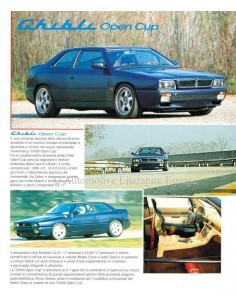 1994 MASERATI GHIBLI & QUATTROPORTE BROCHURE ITALIAANS 2