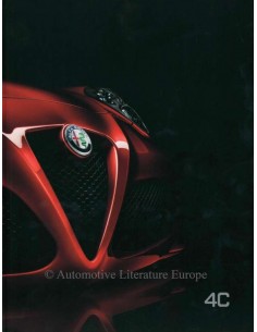 2016 ALFA ROMEO 4C BROCHURE FRANS