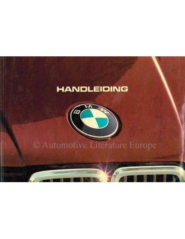 1983 BMW 3 SERIE INSTRUCTIEBOEKJE NEDERLANDS