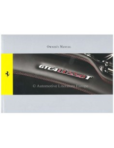 2017 FERRARI GTC4 LUSSO T OWNERS MANUAL ENGLISH