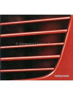 1984 FERRARI TESTAROSSA PROSPEKT 328/84