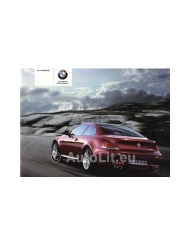 2005 BMW M6 BROCHURE ENGELS AUSTRALIE