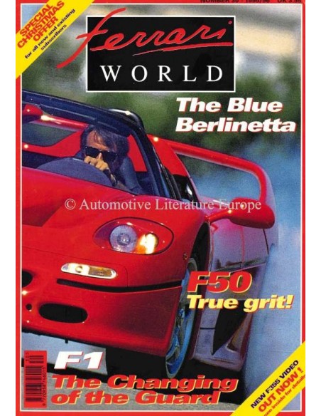 1995-1996 FERRARI WORLD MAGAZINE 30 ENGLISH