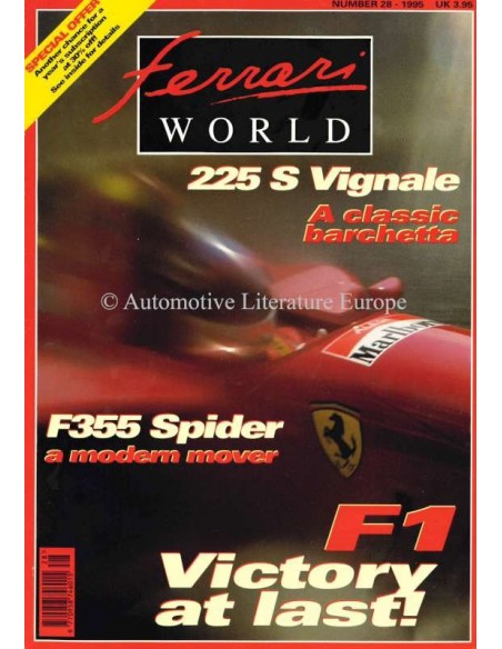 1995 FERRARI WORLD MAGAZIN 28 ENGLISCH