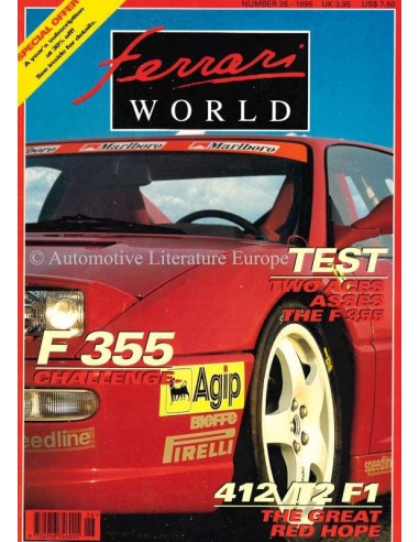1995 FERRARI WORLD MAGAZINE 26 ENGELS