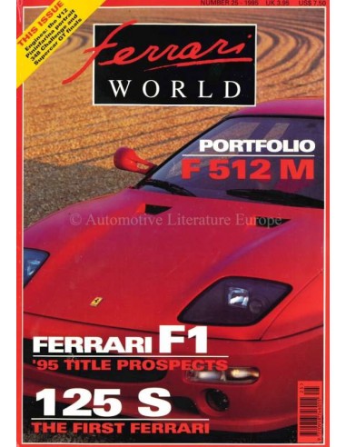1995 FERRARI WORLD MAGAZIN 25 ENGLISCH