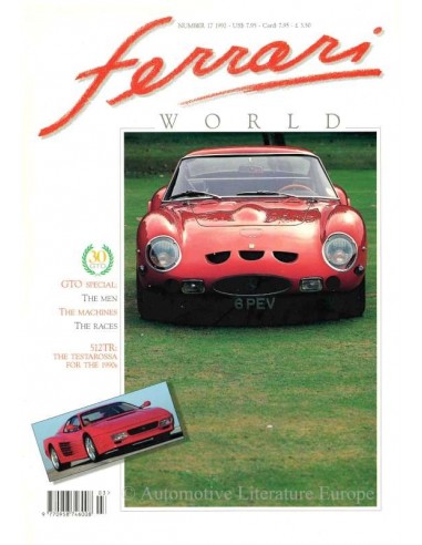 1992 FERRARI WORLD MAGAZIN 17 ENGLISCH