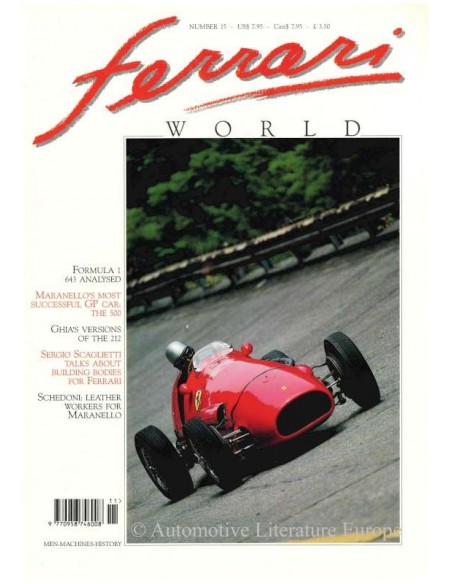 1991 FERRARI WORLD MAGAZINE 15 ENGELS