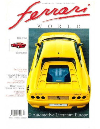 1991 FERRARI WORLD MAGAZIN 13 ENGLISCH