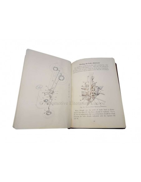 1928 ALFA ROMEO 1500 6C OWNERS MANUAL ENGLISH