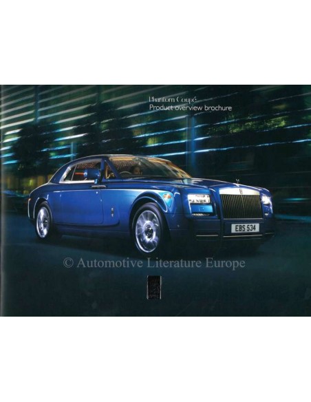 2014 ROLLS ROYCE PHANTOM COUPÉ BROCHURE ENGELS