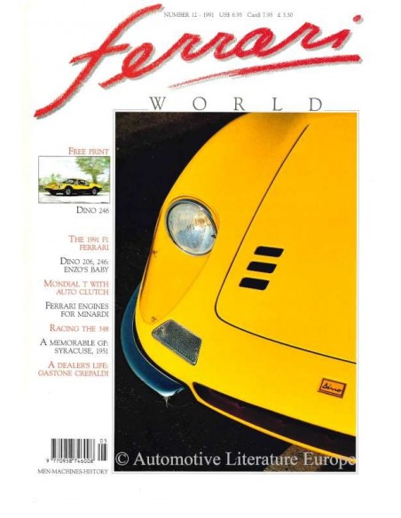 1991 FERRARI WORLD MAGAZIN 12 ENGLISCH