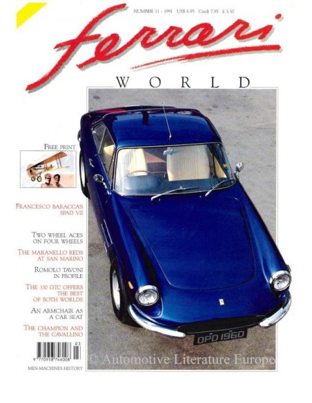 1991 FERRARI WORLD MAGAZINE 11 ENGLISH