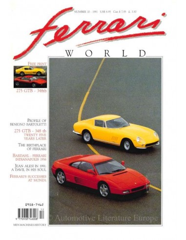 1991 FERRARI WORLD MAGAZINE 10 ENGLISH