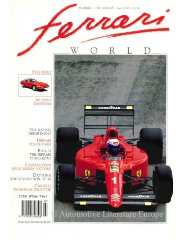 1990 FERRARI WORLD MAGAZIN 7 ENGLISCH