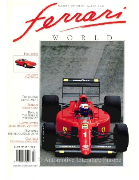 1990 FERRARI WORLD MAGAZIN 7 ENGLISCH