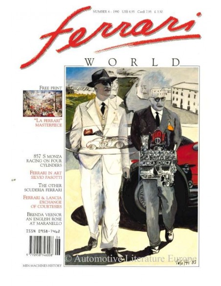 1990 FERRARI WORLD MAGAZINE 6 ENGELS