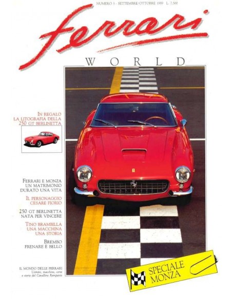 1989 FERRARI WORLD MAGAZIN 3 ITALIAANS