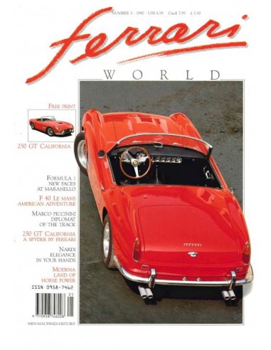 1990 FERRARI WORLD MAGAZINE 5 ENGLISH