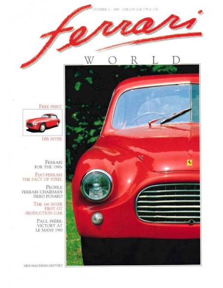 1989 FERRARI WORLD MAGAZINE 2 ENGLISH