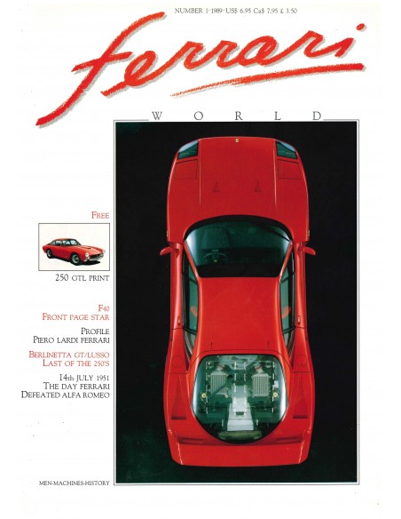 1989 FERRARI WORLD MAGAZINE 1 ENGELS