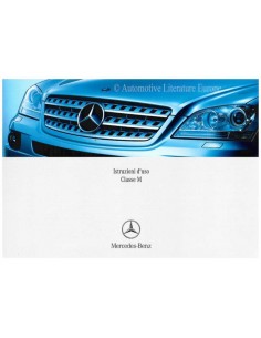 2006 MERCEDES BENZ M KLASSE INSTRUCTIEBOEKJE ITALIAANS